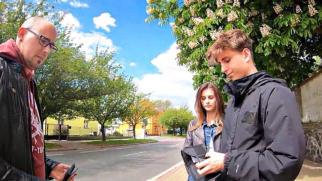 HUNT4K. Everything rich guy wants is girls pussy so he pays her BF