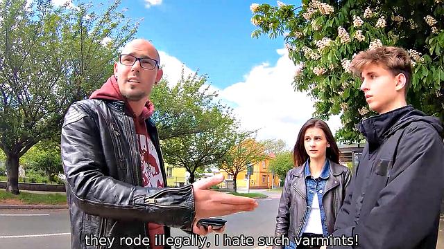 HUNT4K. Everything rich guy wants is girls pussy so he pays her BF