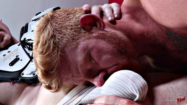 Caught Masturbating In the Locker Room - Jackson Cooper & Bennett Anthony