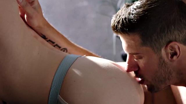 21yo twink rimmed and bareback fucked by stepbrother