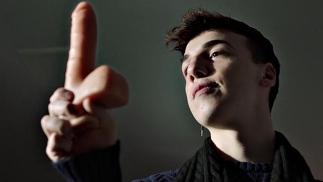 21yo twink rimmed and bareback fucked by stepbrother