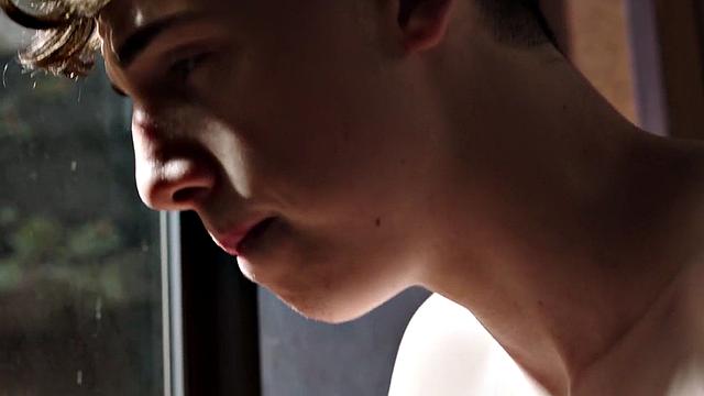 21yo twink rimmed and bareback fucked by stepbrother