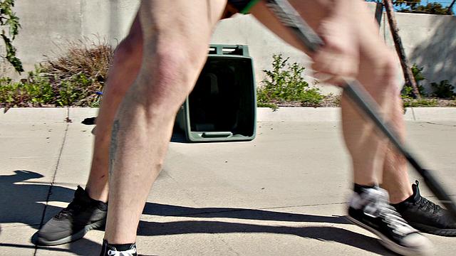 Tatted Stud Rams Jock In Locker Room - Derek Kage, Logan Aarons - NextDoorStudios