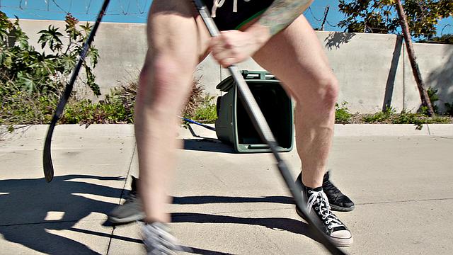 Tatted Stud Rams Jock In Locker Room - Derek Kage, Logan Aarons - NextDoorStudios