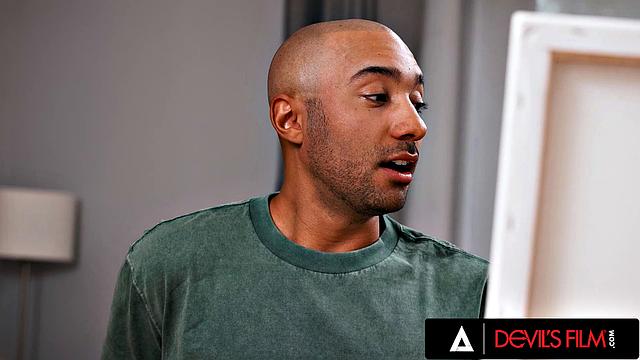 DEVILS FILM - Millie Morgans Nude Modeling Leads To Fapping