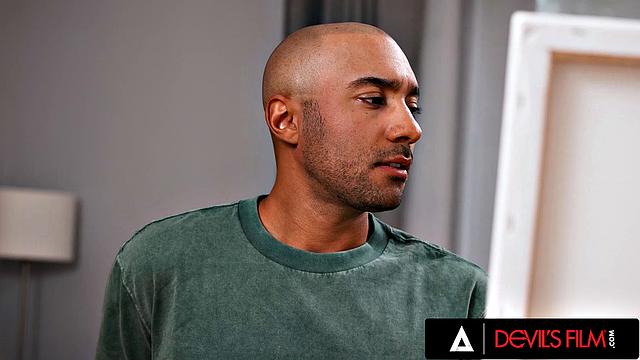 DEVILS FILM - Millie Morgans Nude Modeling Leads To Fapping