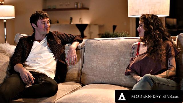 MODERN-DAY SINS - Lesbian Arabelle Raphaels Affair With GF Casey Calvert & Her Ex - PART 1
