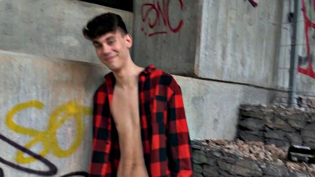 Straight euro twink picked up and drilled in tight ass