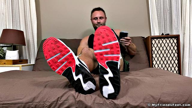 Spy On Clay's Dirty Feet - Clay