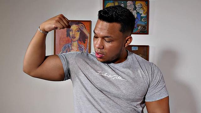Jackson Dasilva takes a hard cock and moans with pleasure