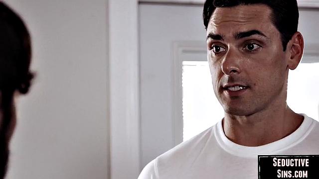 Gorgeous redhead gets doggystyled by lover