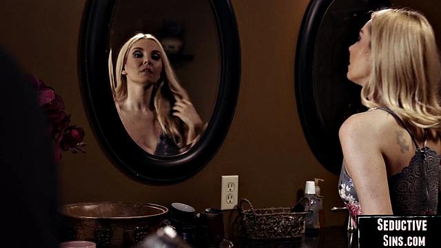 Gorgeous redhead gets doggystyled by lover