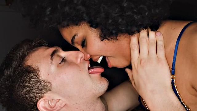 Rough fuckfest in the kitchen with a black-haired leads to a blowjob and spunk on face. Hardcore duo with a bitchy.