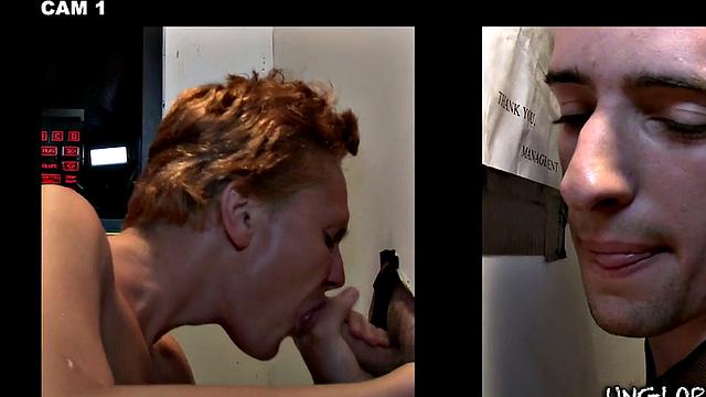 Real straight dude has no idea he gets BJ in gloryhole