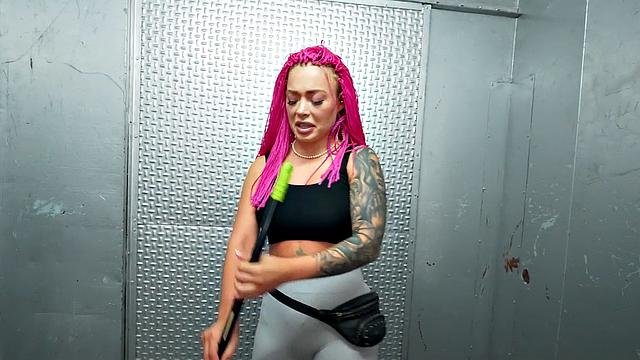 Busty anal maid fucked in amateur POV by boss after cleaning