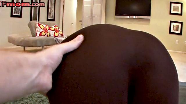 Amateur busty POV MILF gets fucked in her greedy ass