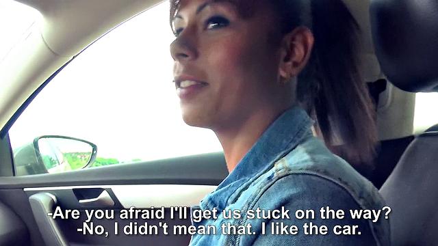 Sex Outside with Ebony Cutie