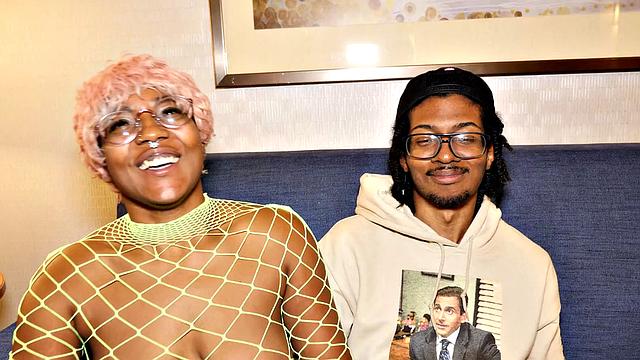 Happy Couple Dorky Darian and Peach Fuzz fuck Olive Onyx mixed Black n Mexican