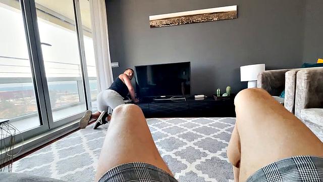 The Cable Guy Gets Some Action