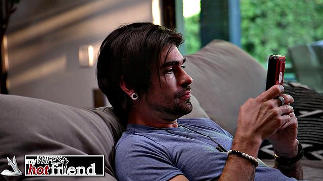 Busty blonde Alexis Malone loves getting fucked by her husband's friend