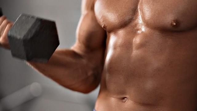 Solo eager jock jerks till cumshot after workout