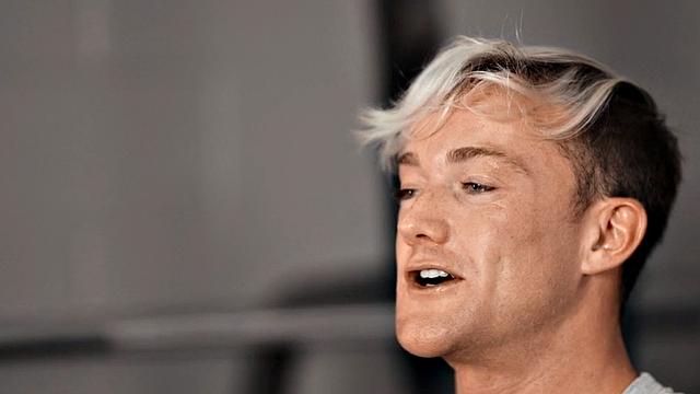 Solo eager jock jerks till cumshot after workout