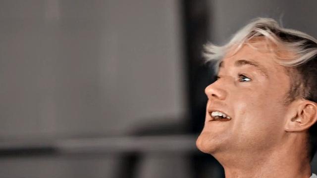 Solo eager jock jerks till cumshot after workout