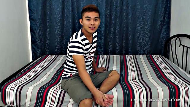 The ever so cute Gay Asian boy Lance should be proud of his adorable boy feet. His soles are smooth, soft, and ticklish and they are so pleasing to foot lover's eye.