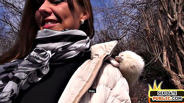 Pervy public ravage of mature skank