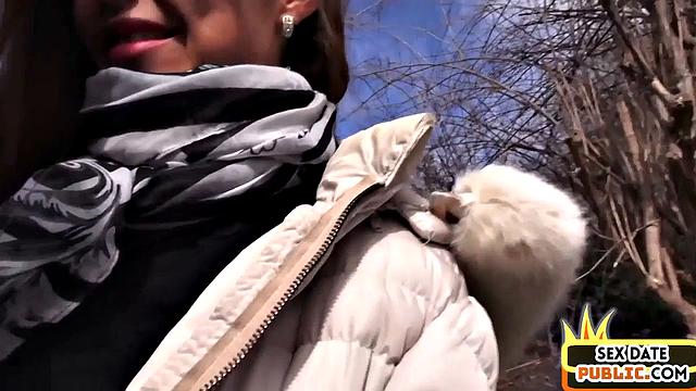 Pervy public ravage of mature skank