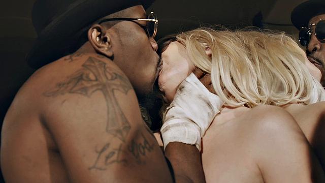 Blonde and Black Cock