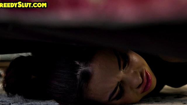 Stuck petite dyke fingering and pussyeating busty