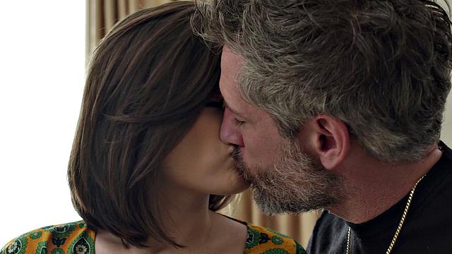 UP CLOSE - Natural Beauty Dharma Jones Makes DILF Cum On Her Ass During RAW SEX