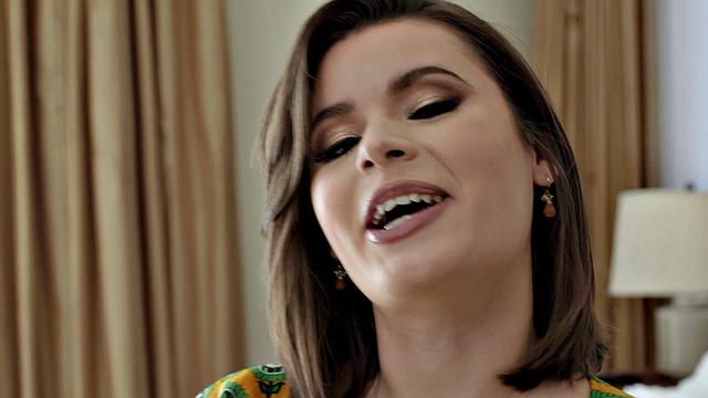 UP CLOSE - Natural Beauty Dharma Jones Makes DILF Cum On Her Ass During RAW SEX