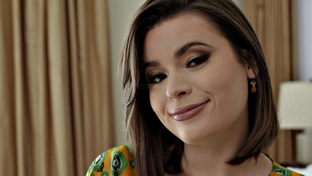 UP CLOSE - Natural Beauty Dharma Jones Makes DILF Cum On Her Ass During RAW SEX