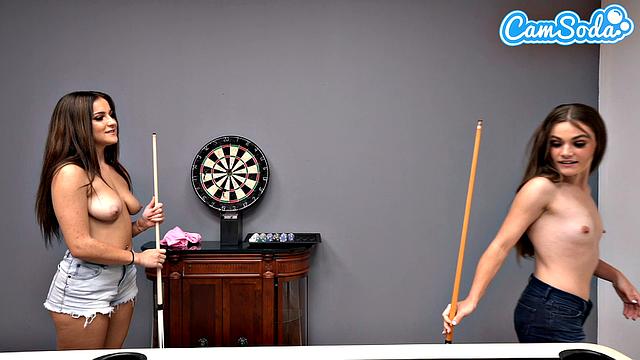 Camsoda - Hot teen lesbians play and strip