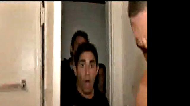 Naughty party girl with blonde hair fucked doggystyle by lucky dude