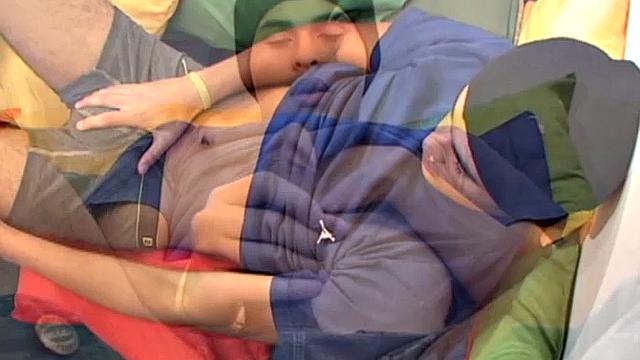 This cute and silky smooth Latin boy is packing a big one, which is obvious when he pushes his pants down. Alfredo pulls out that monster uncut cock and starts stroking.