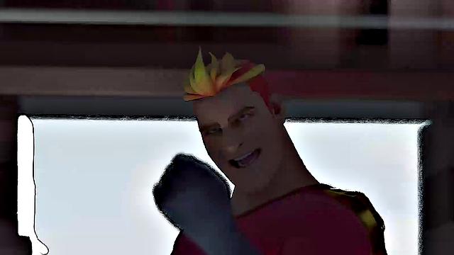 SodomySquad - BBC Superhero Shoves Cock In His Own Ass For A Good Self Fucking