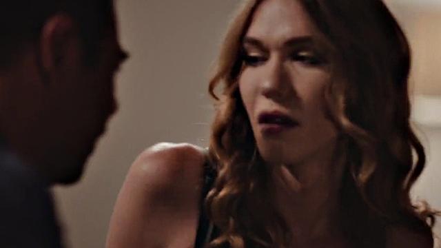 Trans drilled after sucking in erotic couple