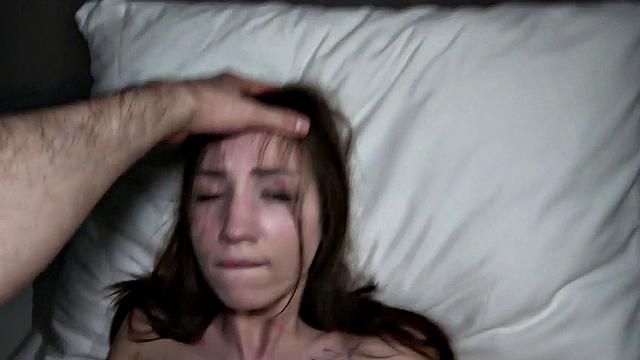 Amateur babe POV stuffed in missionary before fingerfucking