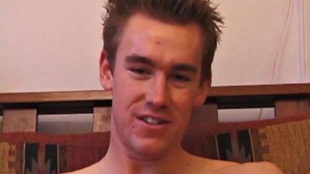 Trent Knight gets on his knees to service Brock LaBelli and Aiden Cross