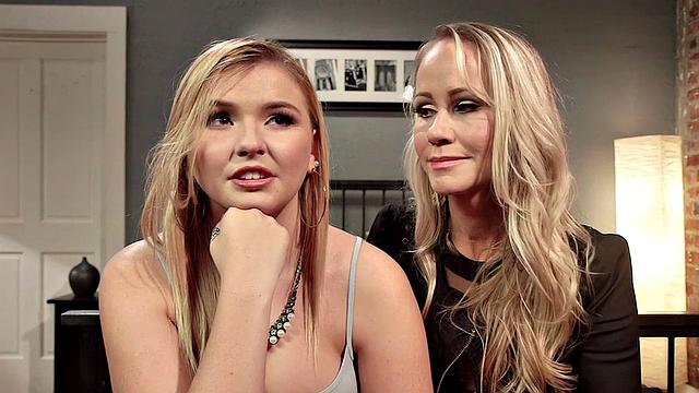 Face strapon lez serves lezdom MILF for pussyride