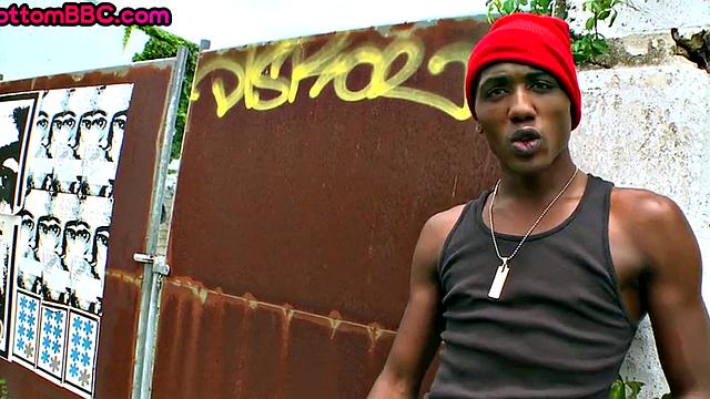 Black assdrilled by white fellow