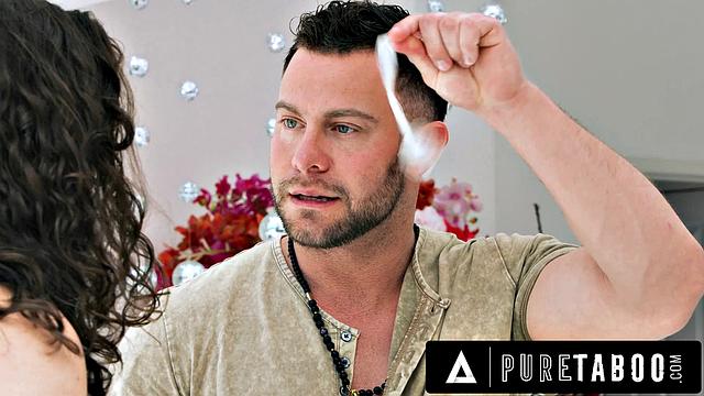 PURE TABOO Humiliated Cuckold Watches Man Ripping Off Condom While His Wife is