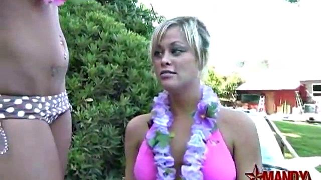 Mandy Mayhem teases the camera