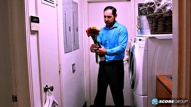 Big-titted Krissy makes a cuckold of hubby