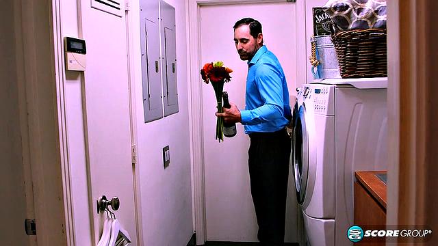 Big-titted Krissy makes a cuckold of hubby