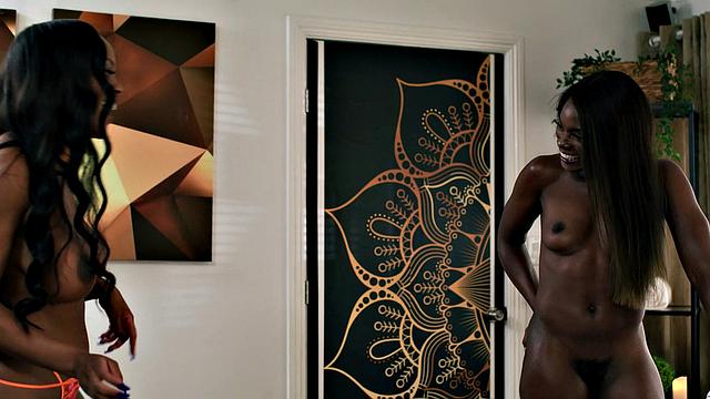 ALL GIRL MASSAGE - Sexy Secretaries August Skye And Ana Foxxx Get Massage Voucher From Their Boss