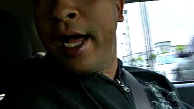 Cute BBW in a Parking Lot